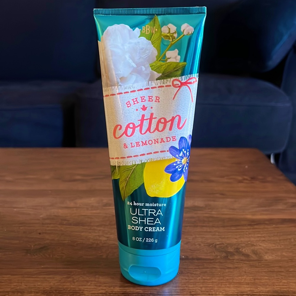 Bath And Body Works Sheer Cotton & Lemonade Ultra Shea Moisturizing Body Cream